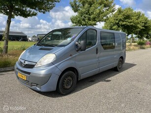 Opel Vivaro bestel 2.0 CDTI L2 2008 motor tikt dubbel cabine