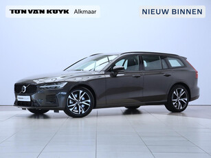 Volvo V60 2.0 B4 Plus Dark / Pilot Assist / Trekhaak / BLIS / Achterbank verwarming / Stoel en stuurverwarming / Keyless / Leder / 18