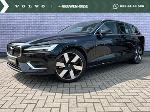 Volvo V60 Recharge T6 AWD Ultimate Bright | Longe Range | Google | 360 Camera | Head-Up Display | Stuur-/Stoelverwarming Voor + Achter | Camera | DAB | Harman Kardon Audio | Adaptieve Cruise | Schuif-/Kanteldak | BLIS | LED | Elek. Stoelen | Keyless | Par