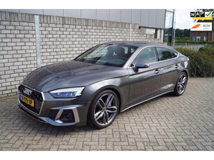 Audi A5 Sportback 45 TFSI Quattro Launch Edition Sport Autom Adaptieve Cruise Leder/Stof Sportst Navi Camera Clima 2x PDC LMV ENZ.