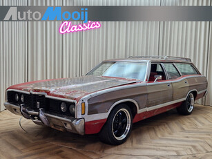 Ford USA LTD 7.0 L 429 Cu V8 / Big Block / 7-Persoons / Country Squire Wagon / Patina / Edelbrock / Airconditioning / Mega groot