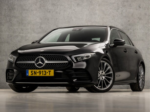 Mercedes-Benz A-Klasse 200 AMG Sport 164Pk Automaat (APPLE CARPLAY, GROOT NAVI, GETINT GLAS, DIAMOND GRILL, BRUIN LEDER, CAMERA, WIDESCREEN, STOELVERWARMING, LED, LANE ASSIST, NIEUWSTAAT)