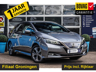 Nissan Leaf N-Connecta 40 kWh | Navigatie | 360 Camera | Voorstoelen Verwarmd | Cruise Control | Stuurverwarming | Rijklaar + 12 Maand BOVAG Garantie