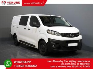 Opel VIVARO 2.0 CDTI 125 pk Aut. DC Dubbel Cabine DEMO Carplay/ Cruise/ PDC/ Navi/ Camera/ Airco/ Trekhaak