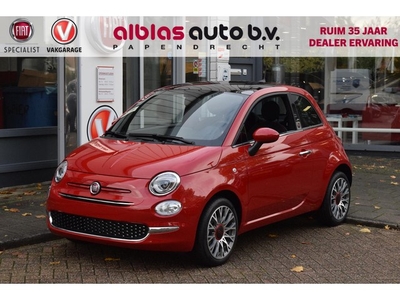 Fiat 500 1.0 Hybrid 70 PK RedCarplayCruiseBTW16