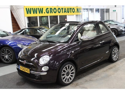 Fiat 500C 0.9 TwinAir Lounge Leer, Airco, Cabrio, NAP