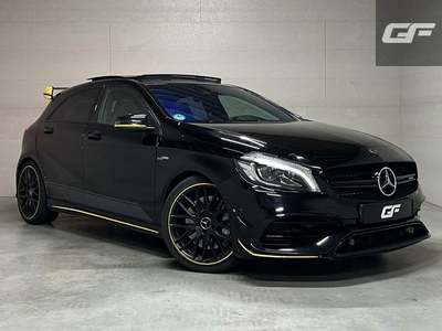 Mercedes A-klasse 45 AMG 4MATIC Yellow Night Aero Recaro