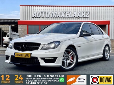 Mercedes-Benz C-klasse C63 AMG PANO 100% DEALER ONDERHOUDEN