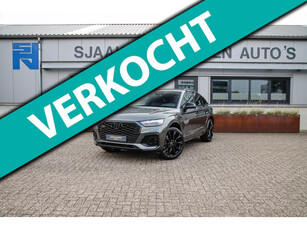 Audi Q5 Sportback 50 TFSIe Quattro Competition S Edition S-Line 299pk Automaat|1e Eig|DLR|NIEUW MODEL|Virtual Cockpit|Black|Camera