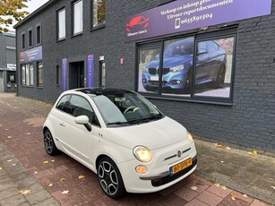 Fiat 500 1.2 Lounge nap boekjes airco (bj 2011)