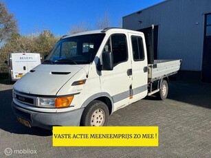 Iveco DAILY 35S 35S10SV EURO 3 DUBBELE CABINE OPEN LAADBAK