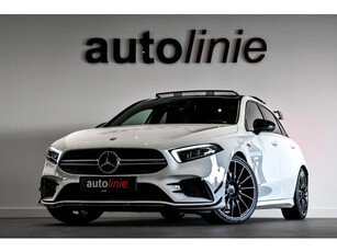 Mercedes-Benz A-klasse AMG 35 4MATIC Aero. Perf stuur, Pano, Burm, 360, Dodeh, CarPlay, Multibeam, Sfeer!