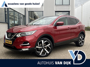 Nissan Qashqai 1.3 DIG-T Tekna | NL Auto/Voll.Historie/Pano/Clima/Cruise/19