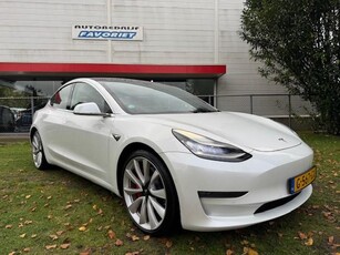 Tesla Model 3 PERFORMANCE 462PK AWD75KWH/PANO/LEER/FABRIEKSGARANTIE