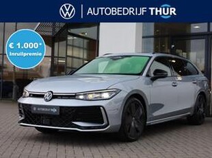 Volkswagen PASSAT Variant 1.5 eTSI R-Line Edition 150 PK / 110 kW Elektr. verst. panoramadak, Harman Kadon audio?, verwarmbare stoelen voor ?n achter, 19'' lmv, Head Up Display, verwarmbare voorruit, interieur voorverwarming, Matrix LED IQ.Light