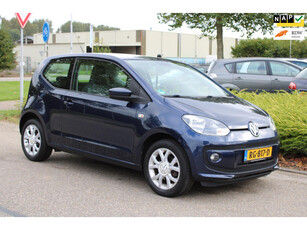 Volkswagen Up! 1.0i 12v HIGH UP!-uitvoering/AIRCO/STOELVERWARMING/LM-VELGEN/ISOFIX/AUX/nieuwe APK+O.H.beurt/O.H.historie bekend