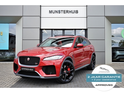 JAGUAR F-PACE 5.0 V8 S/C AWD SVR | Verwarmde- en geventileerde sportstoelen voor | Meridian audio | Panorama dak |