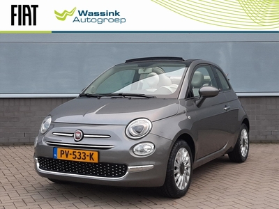 FIAT 500 500c TwinAir Turbo 80pk Lounge | Cabrio | Dealer Ond | Airco