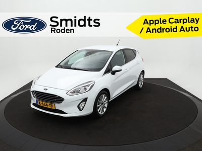 FORD FIESTA 95PK EcoBoost Titanium | All season Banden | ISOFIX | Cruise control | Privacy glass |