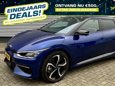 KIA EV6 77,4kWh 325pk AWD GT-Line | Stoelkoeling | Stoelverwarming | Memory stoel | Trekhaak | Schuif/Kanteldak |