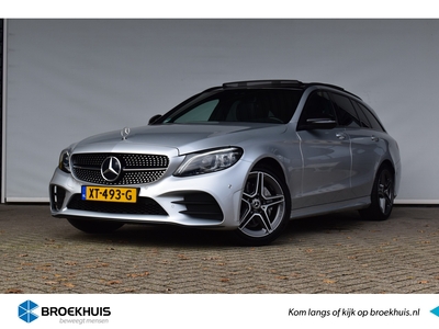 MERCEDES C-KLASSE Estate 180 Premium Pack AMG CAMERA | PANO | SFEER | LEDER | MULTIBEAM LED | KEYLESS I BURMESTER I AFN. TREKHAAK