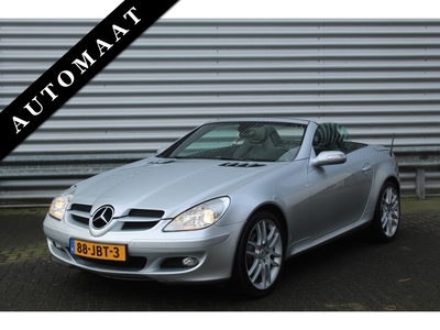 MERCEDES SLK-KLASSE 200 K. 164pk Automaat Yongtimer TOP STAAT Clima Cruise PDC voor & achter Leder 18