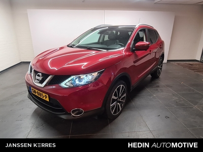 NISSAN QASHQAI 1.6 164 PK Tekna Trekgewicht 1500KG Leer | Navigatie | 360gr camera | Voorruitverwarming