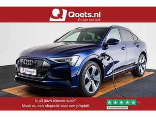 Audi e-tron Sportback 55 quattro Business edition 95 kWh Trekhaak - S-line interieur - 360° cameras - head up - Stoelverwarming voor/achter - Verkeersbordherkenning - Comfortsleutel - Privacy glas -