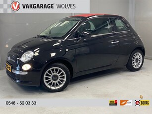 Fiat 500 C 1.2 Cabrio HALF LEER LM VELGEN