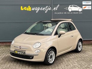 Fiat 500 C 1.2 Lounge cabrio *cappuccino *bluetooth *airco