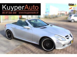 Mercedes-Benz SLK-klasse 350 CABRIO VOL LEDER NAVI CLIMA SENSOREN HARMAN KARDON WINDSCHERM ETC