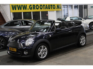 MINI Cabrio 1.6 Cooper Chili 90.472km NAP, Leer, Volledig onderhouden, Navi