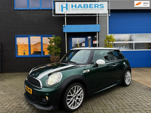 Mini Mini 1.6 Cooper Pepper 122PK|Johnworks|Navi|Xenon|Half Leder|Sportonderstel|StoelVW|Climate|Cruise|bluetooth|Racing green|