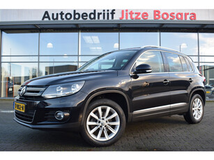 Volkswagen Tiguan 1.4 TSi Automaat Sport&Style Bruin Leder | Panoramadak | Full Map Navi | Stoelverwarming | Volledig Onderhouden!!