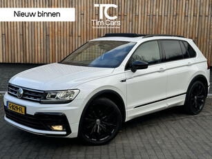 Volkswagen Tiguan 1.5 TSI R-line Automaat | Panorama | Leer | LED Verlichting | Actief Demping Systeem | Achteruitrijcamera | Black Style | 20 inch velgen | Elektrische verstelbare stoelen | Afneembare trekhaak