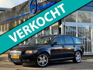 Volvo V50 Momentum|Cruise|Trekhaak|Leder|DB-riem VV|Nw APK|Parkeersensoren|LM velgen|Topstaat|4x elek.ramen|