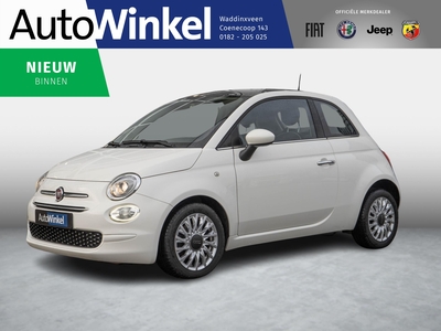 FIAT 500 TwinAir Turbo Lounge | Airco | Cruise | Pan. dak | Apple | Carplay