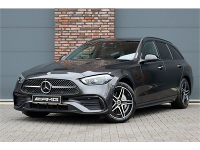 Mercedes-Benz C-Klasse Estate 300 e AMG Line Aut9 | Distronic+ | Keyless Go | Surround Camera | Trekhaak | Advanced Sound System | Rijassistentiepakket+ | Leder | Zonnerollo's | Sfeerverlichting | Digital Light |