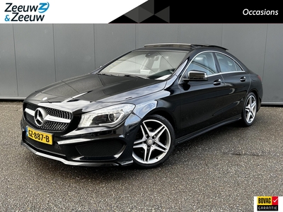 MERCEDES CLA-KLASSE 180 Ambition AMG-Pakket | Navi | Bluetooth | Climate & cruise control | Electr. glazen panoramadak | Lichtmetalen velgen 18 inch | Metallic lak | Trekhaak | Bovag garantie NAP