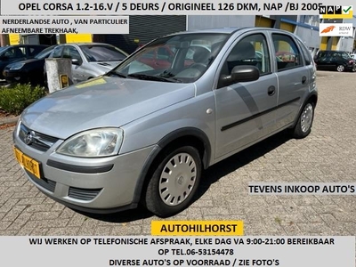 Opel Corsa 1.2-16V , Nederlandse auto, weinig kmst ,nette