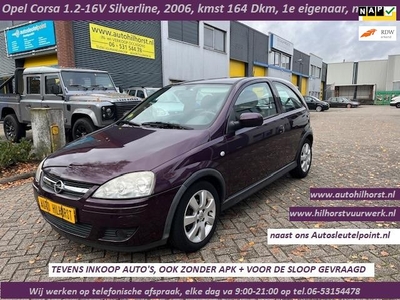 Opel Corsa 1.2-16V Silverline, nette auto, 1e eigenaar