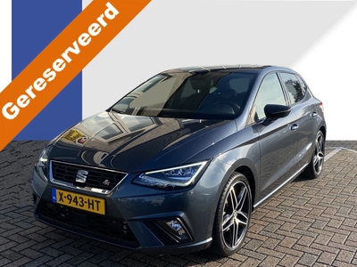 SEAT IBIZA 1.5 TSI FR / AUTOMAAT/ BEATS AUDIO/ CAMERA/ PARK. SENSOREN/ KEYLESS/ ADAPT. CRUISE/ VIRTUAL COCKPIT/ STOEL VERWARM./ APP CONNECT/ NAVI/ CLIMA/ DAB/ 18