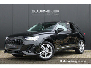 Audi Q3 35 TFSI edition one S Line - S-Line - Panoramisch schuif/kanteldak - Stoelverwarming - Semi elektrische trekhaak - Optiekpakket zwart - Cruise Control - Climate Control - Parkeercamara - Dodehoekdetectie - Virtual cockpit -