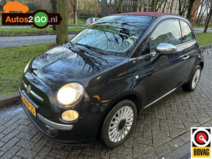 Fiat 500 0.9 TwinAir Lounge I Cabrio I Airco I parkeersensoren I rijklaar I