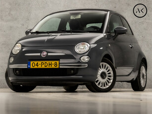 Fiat 500C Cabrio 0.9 TwinAir Lounge (AIRCO, LM VELGEN, LEDER, SPORTSTOELEN, ELEK RAMEN, NIEUWE APK, NIEUWSTAAT)