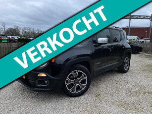 Jeep RENEGADE 1.4 AUTOMAAT 136pk Limited Leder, Navigatie, dealer onderh.