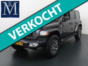 Jeep Wrangler Unlimited 4xe 380 Sahara VAN 71.900 VOOR 63.877 EINDEJAARSVOORDEEL: 8.023 | 5 PL. | DAK KAN OPEN!!| INCL. BPM