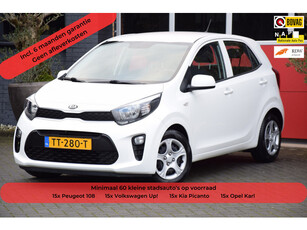 Kia Picanto 1.0 CVVT EconomyPlusLine 2018 5 Deurs Airco Stuurbediening 15x op Voorraad!