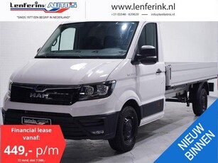 MAN TGE 2.0 TDI 140 pk L4 Pick Up / Open Laadbak BPM vrij