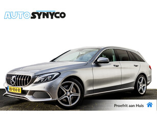 Mercedes-Benz C-Klasse Estate 350 e Plug-In Hybrid Lease Edition | AMG Styling | Luchtvering | Burmester | 18 inch AMG | Zwart Essenhouten inleg | LED intelligent | Elektr.Achterklep.